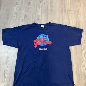 Vintage 1991 Planet Hollywood Blue T-Shirt